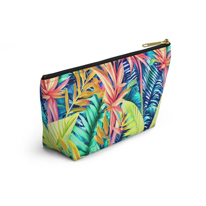 Hawaiian Tropical Leaves Pouch - The Global Wanderer