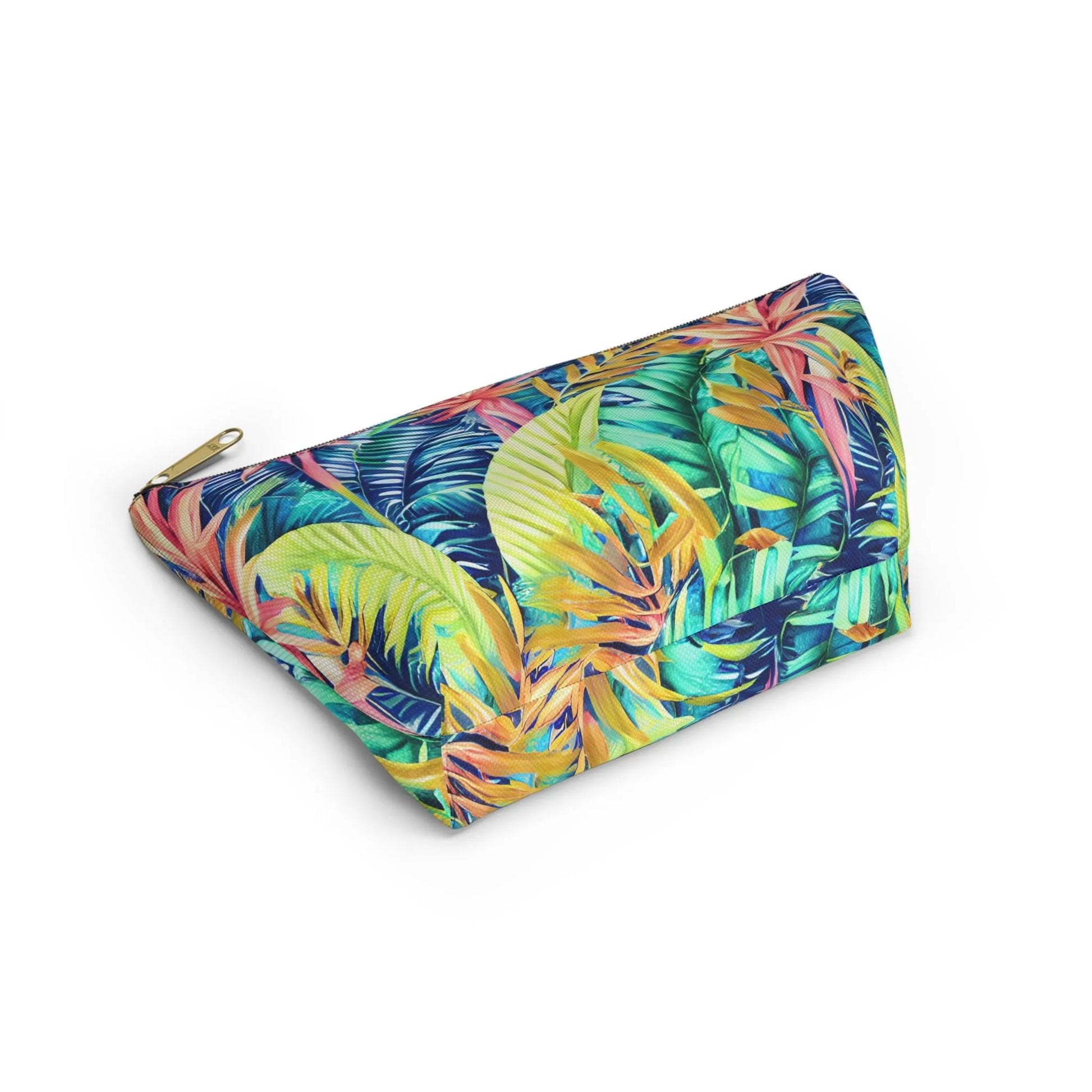 Hawaiian Tropical Leaves Pouch - The Global Wanderer