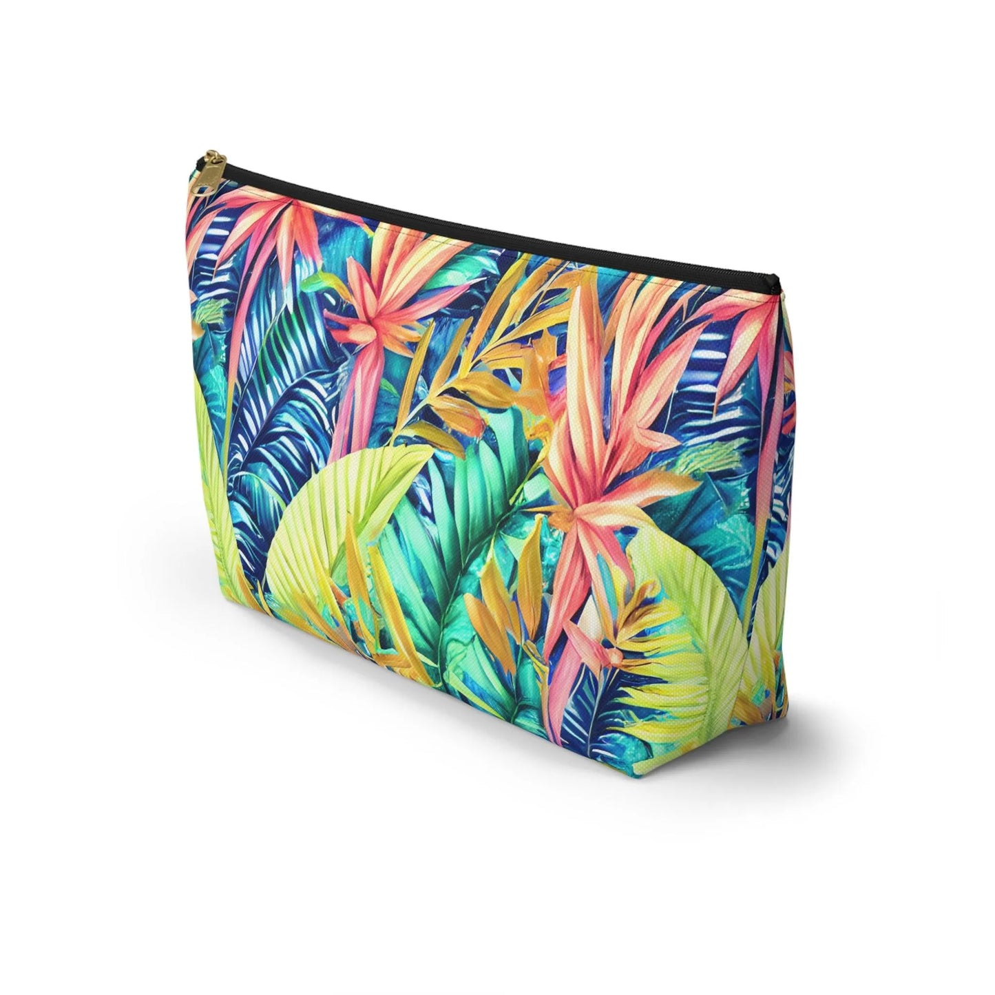 Hawaiian Tropical Leaves Pouch - The Global Wanderer