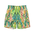 Hawaiian Tropical Leaves Recycled Men's Swim Trunks - The Global Wanderer