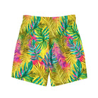 Hawaiian Tropical Leaves Recycled Men's Swim Trunks - The Global Wanderer
