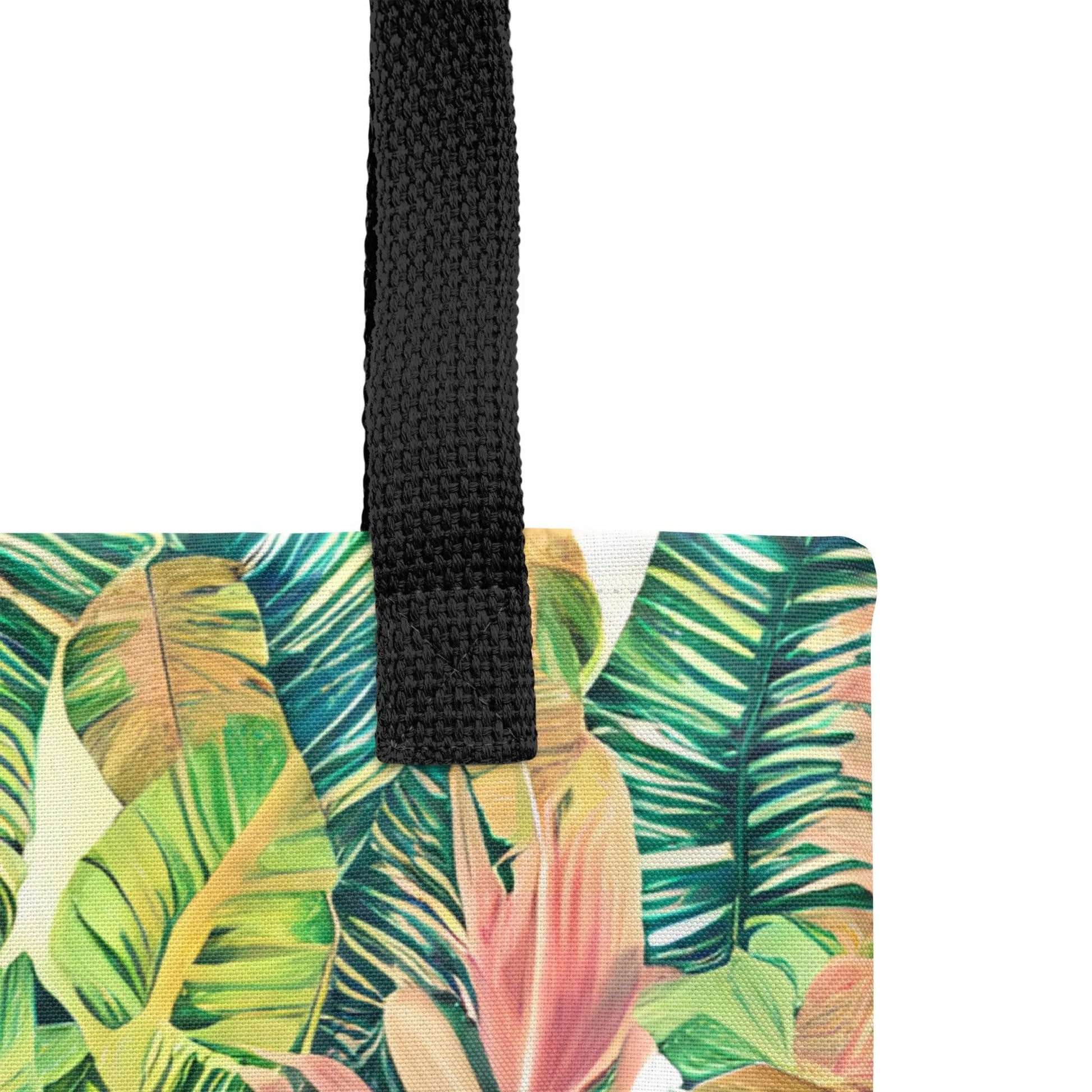 Hawaiian Tropical Leaves Tote Bag - The Global Wanderer