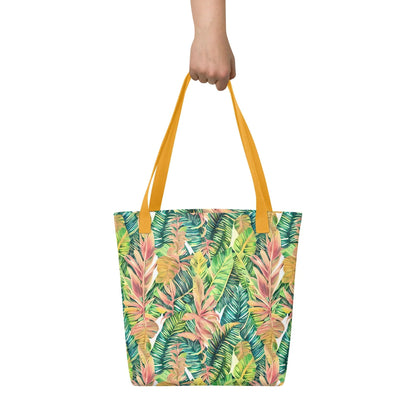 Hawaiian Tropical Leaves Tote Bag - The Global Wanderer