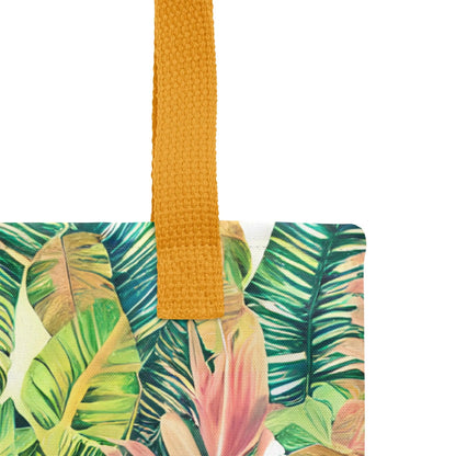 Hawaiian Tropical Leaves Tote Bag - The Global Wanderer