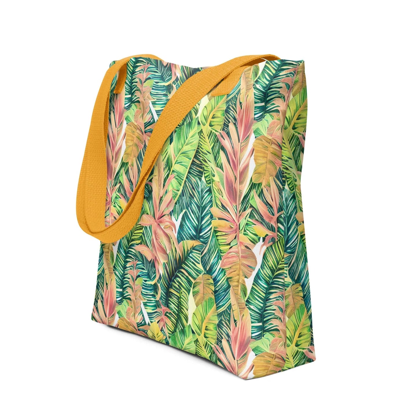 Hawaiian Tropical Leaves Tote Bag - The Global Wanderer