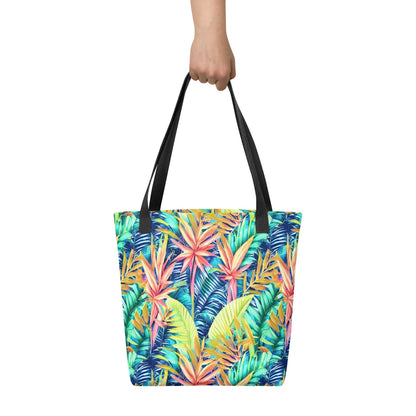 Hawaiian Tropical Leaves Tote Bag - The Global Wanderer