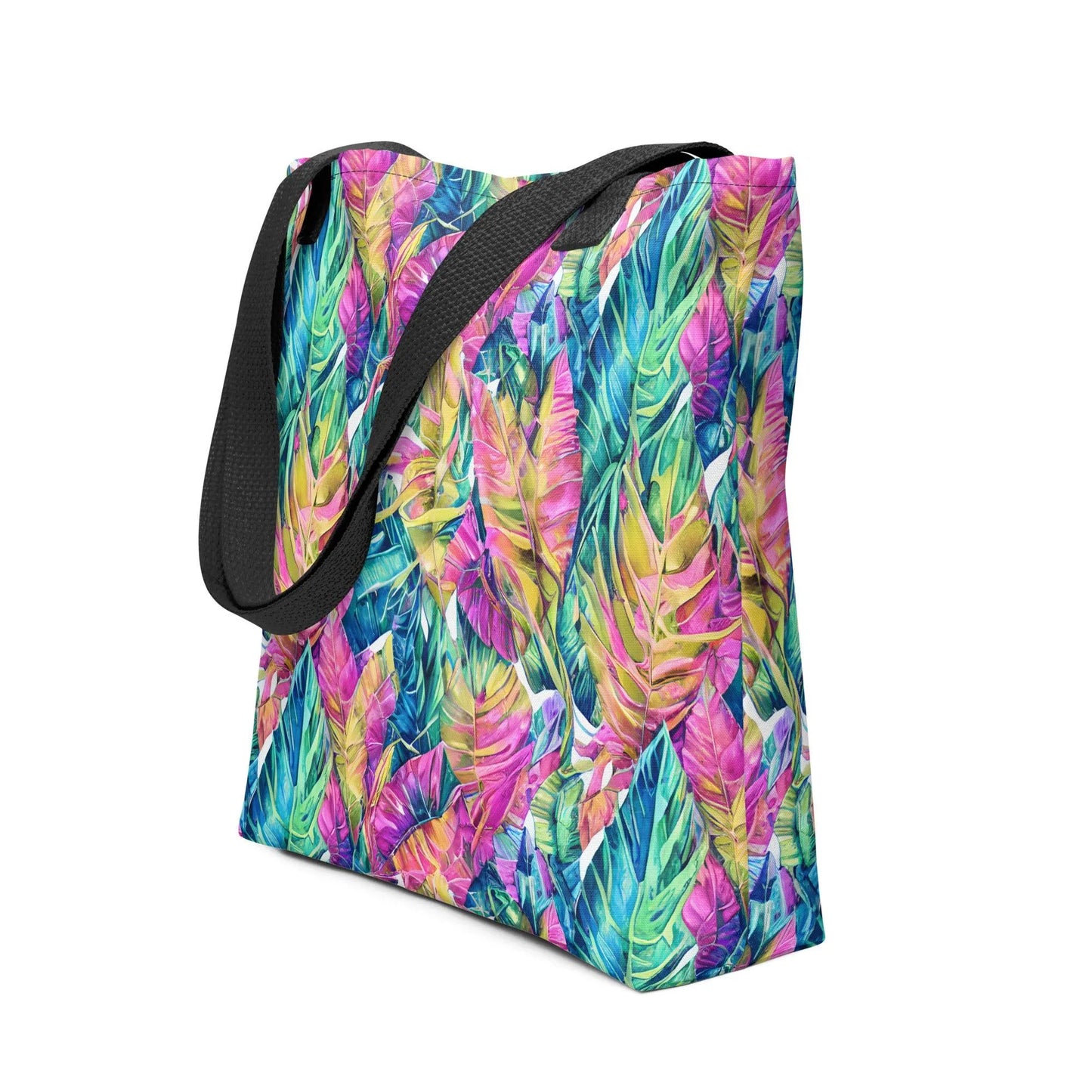 Hawaiian Tropical Leaves Tote Bag - The Global Wanderer