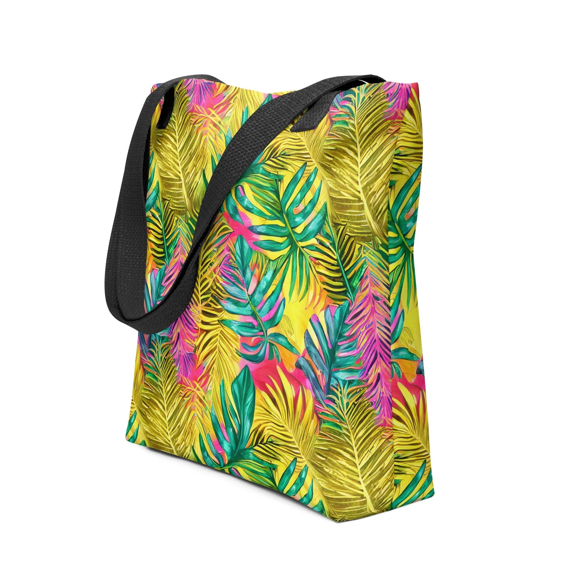 Hawaiian Tropical Leaves Tote Bag - The Global Wanderer