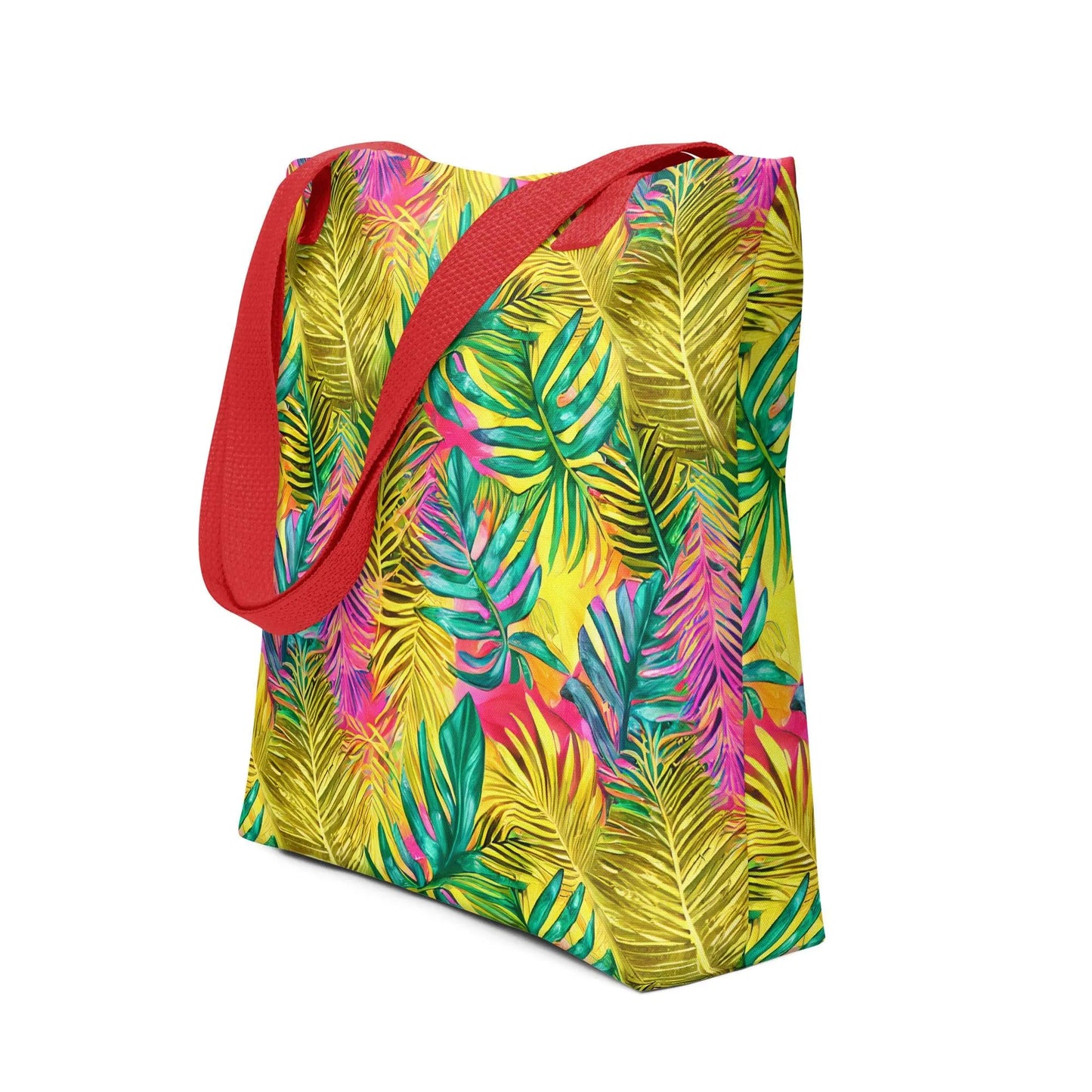 Hawaiian Tropical Leaves Tote Bag - The Global Wanderer