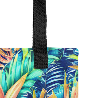 Hawaiian Tropical Leaves Tote Bag - The Global Wanderer