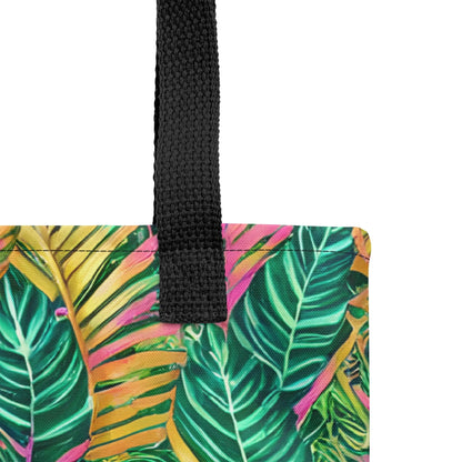 Hawaiian Tropical Leaves Tote Bag - The Global Wanderer