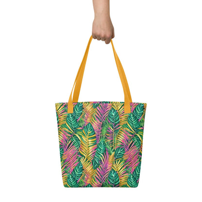 Hawaiian Tropical Leaves Tote Bag - The Global Wanderer