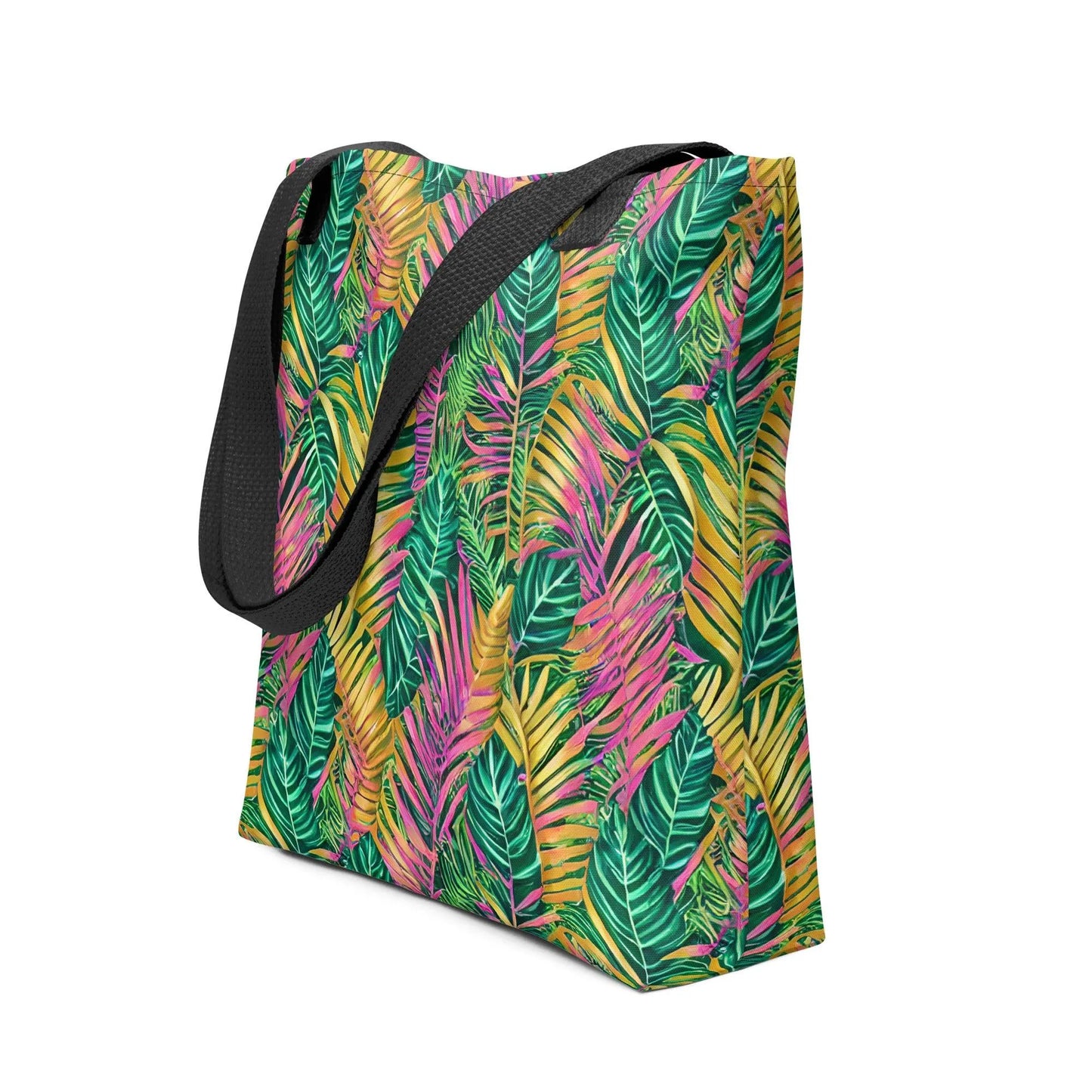 Hawaiian Tropical Leaves Tote Bag - The Global Wanderer