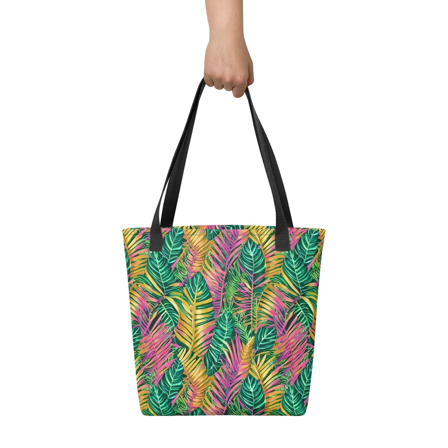 Hawaiian Tropical Leaves Tote Bag - The Global Wanderer