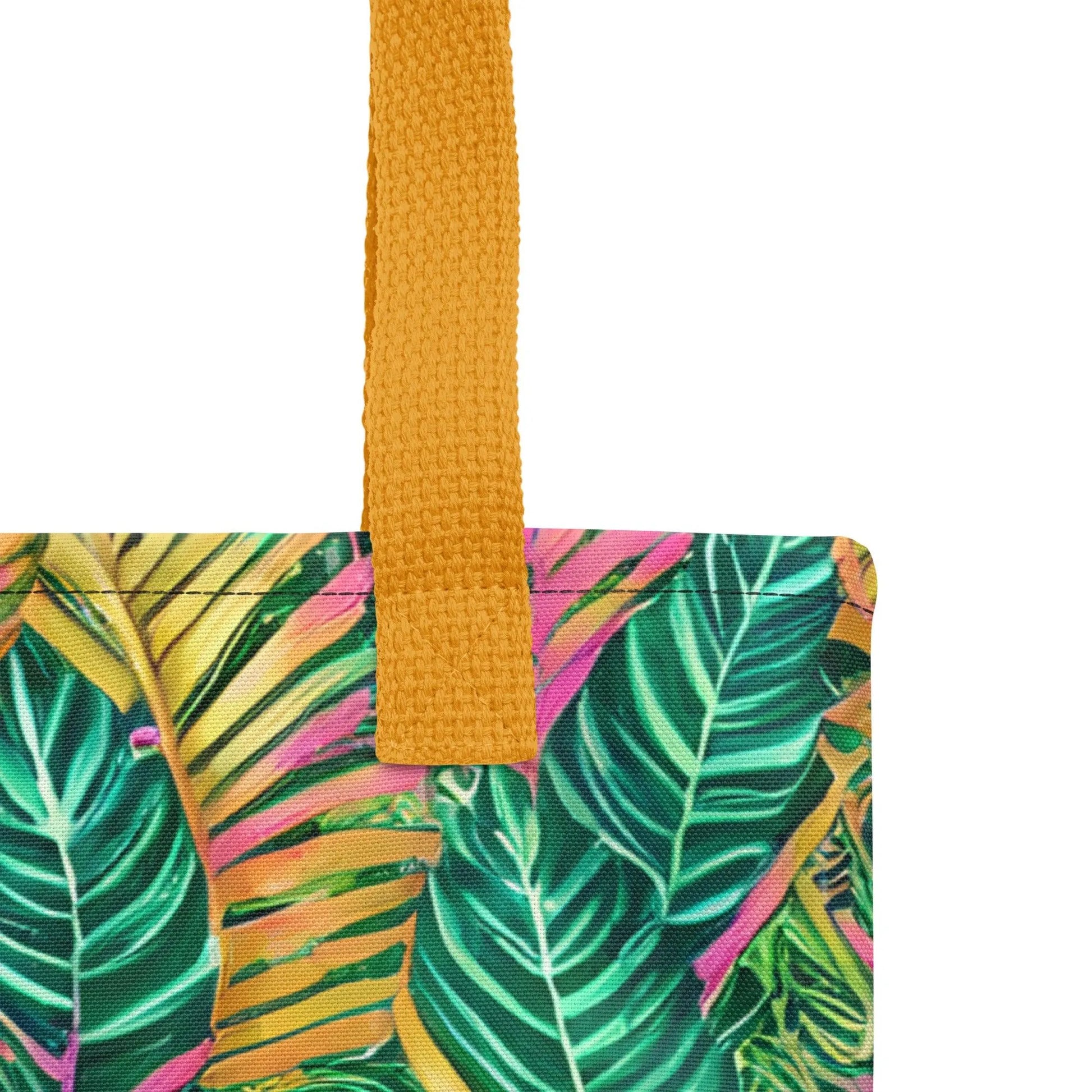 Hawaiian Tropical Leaves Tote Bag - The Global Wanderer