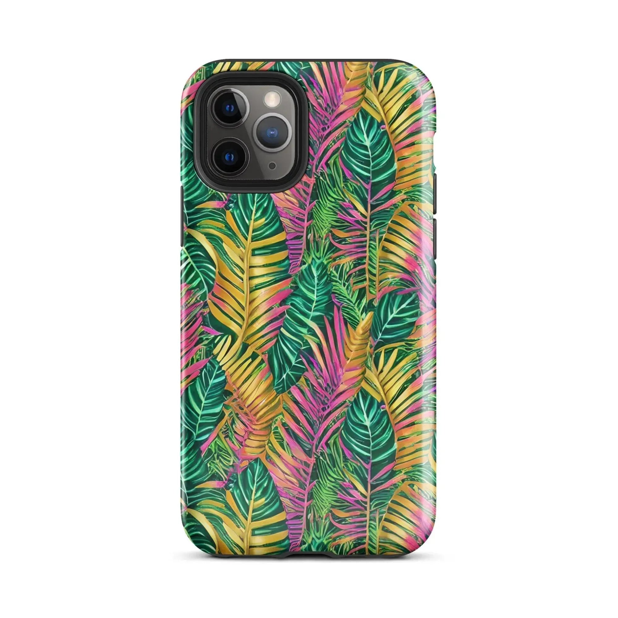 Hawaiian Tropical Leaves Tough MagSafe iPhone® Case - The Global Wanderer