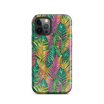 Hawaiian Tropical Leaves Tough MagSafe iPhone® Case - The Global Wanderer