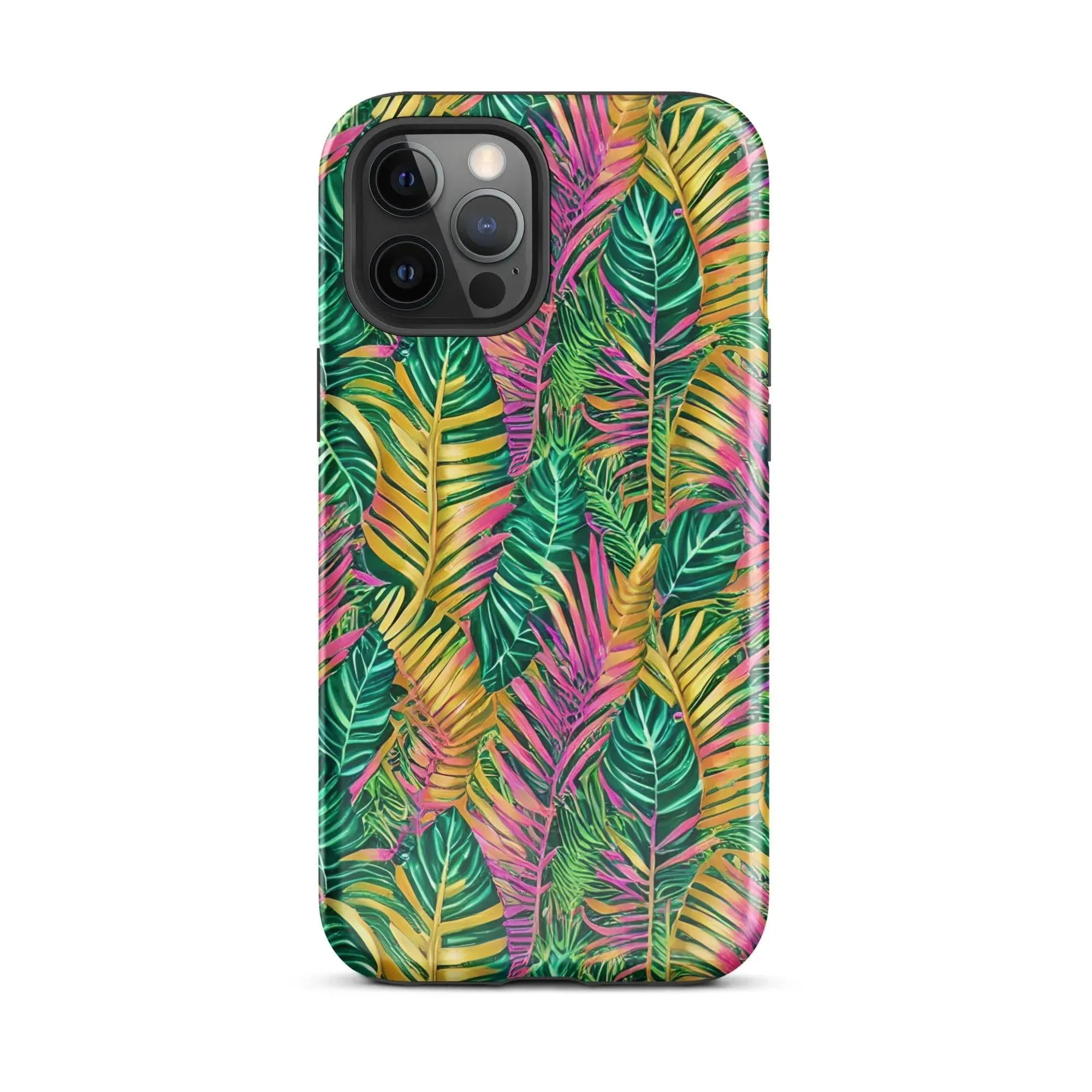 Hawaiian Tropical Leaves Tough MagSafe iPhone® Case - The Global Wanderer