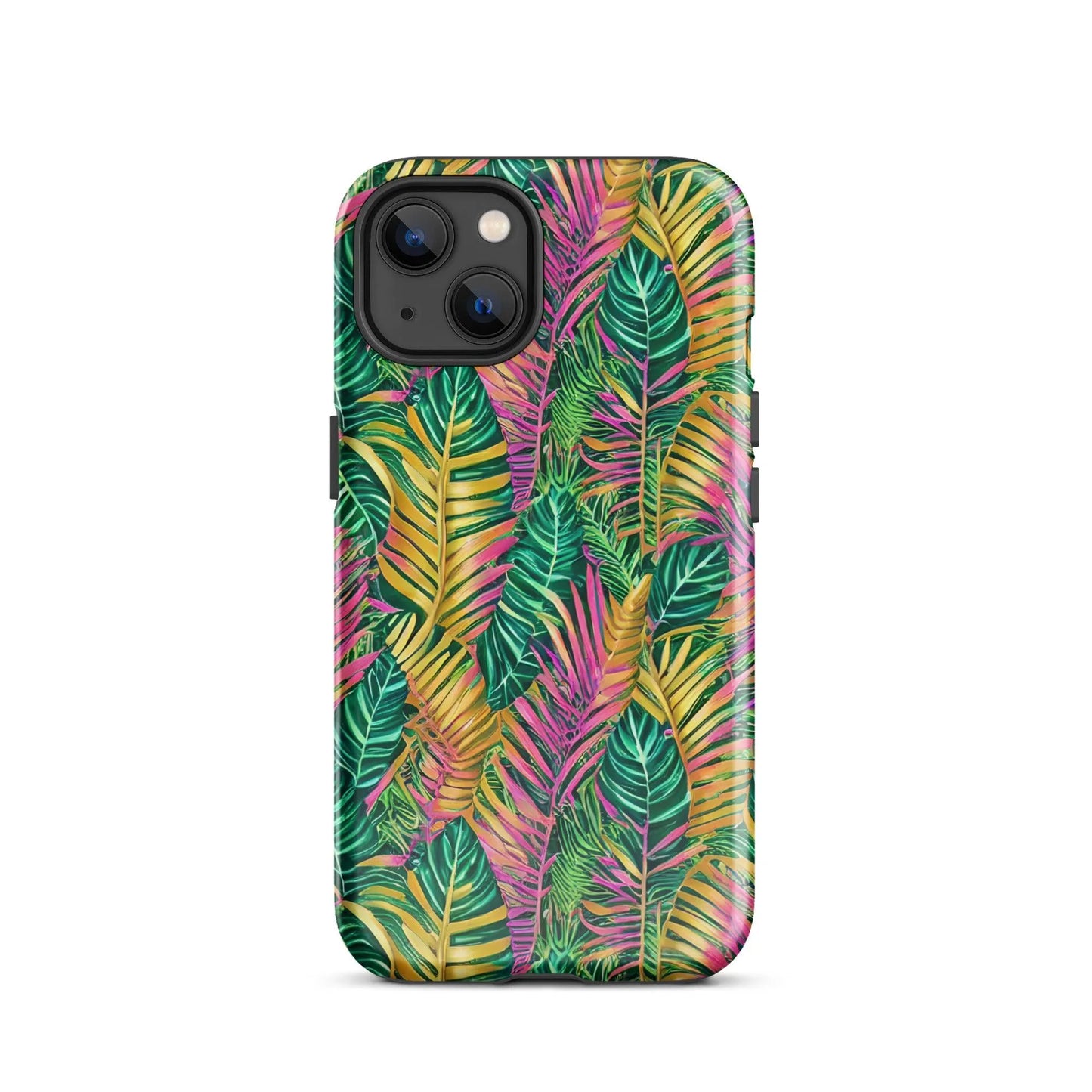 Hawaiian Tropical Leaves Tough MagSafe iPhone® Case - The Global Wanderer