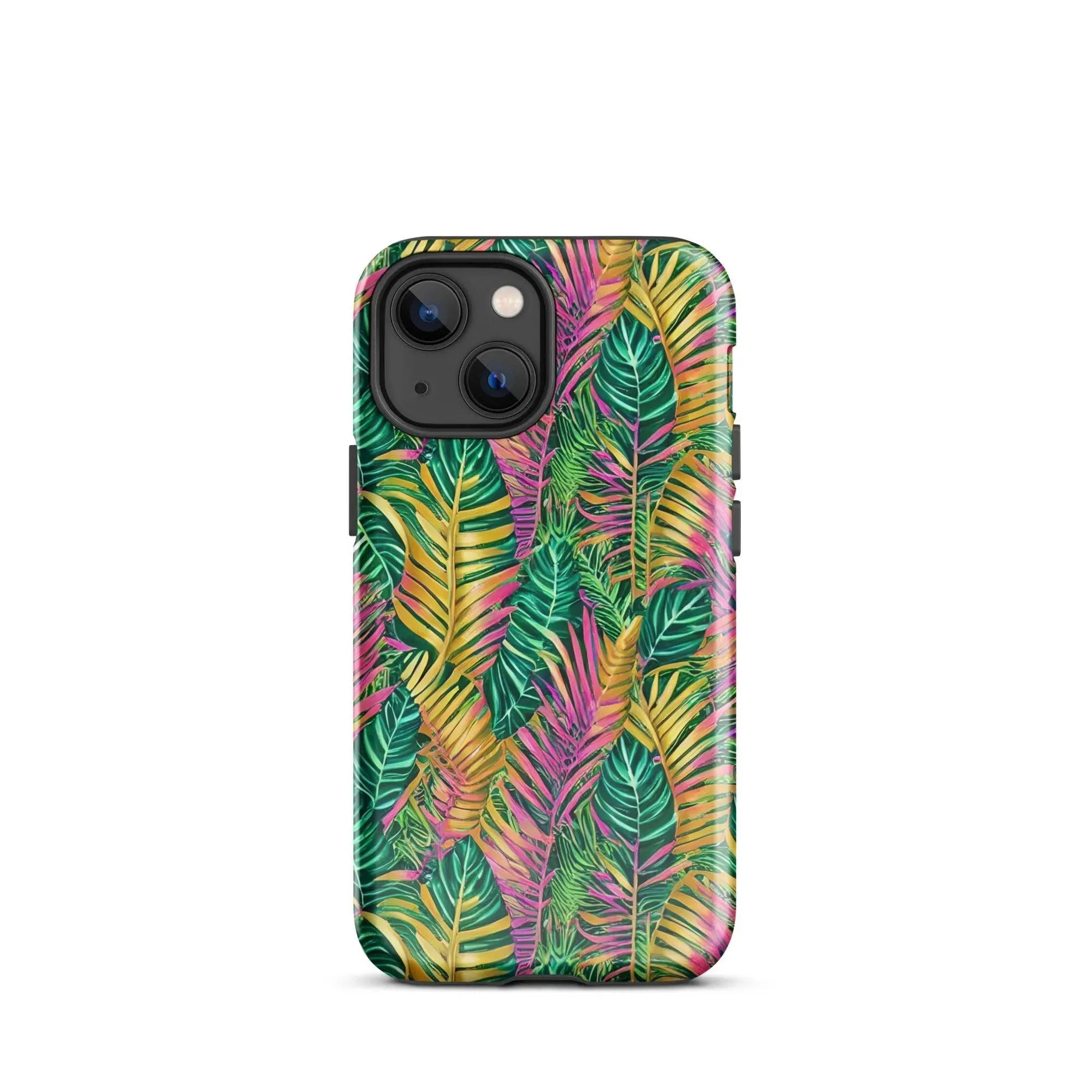 Hawaiian Tropical Leaves Tough MagSafe iPhone® Case - The Global Wanderer