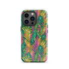 Hawaiian Tropical Leaves Tough MagSafe iPhone® Case - The Global Wanderer