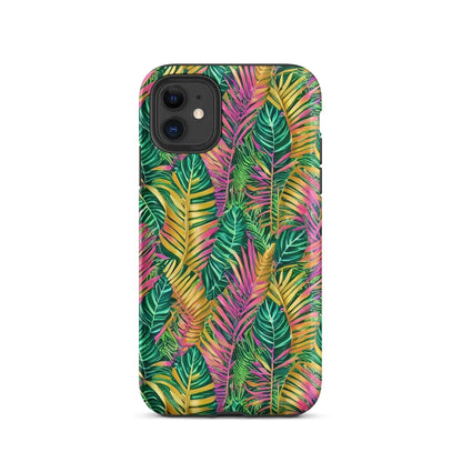 Hawaiian Tropical Leaves Tough MagSafe iPhone® Case - The Global Wanderer