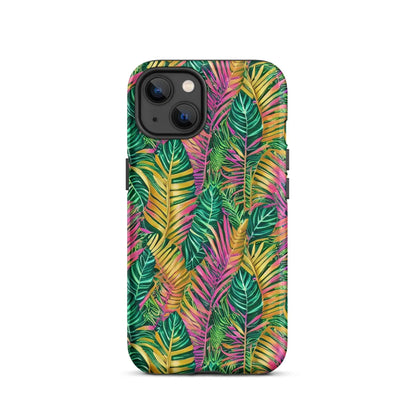 Hawaiian Tropical Leaves Tough MagSafe iPhone® Case - The Global Wanderer