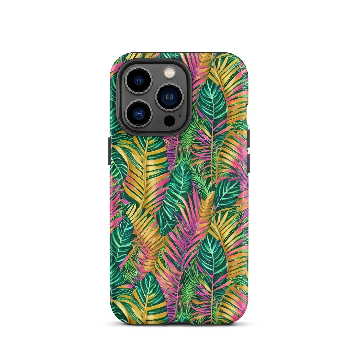 Hawaiian Tropical Leaves Tough MagSafe iPhone® Case - The Global Wanderer