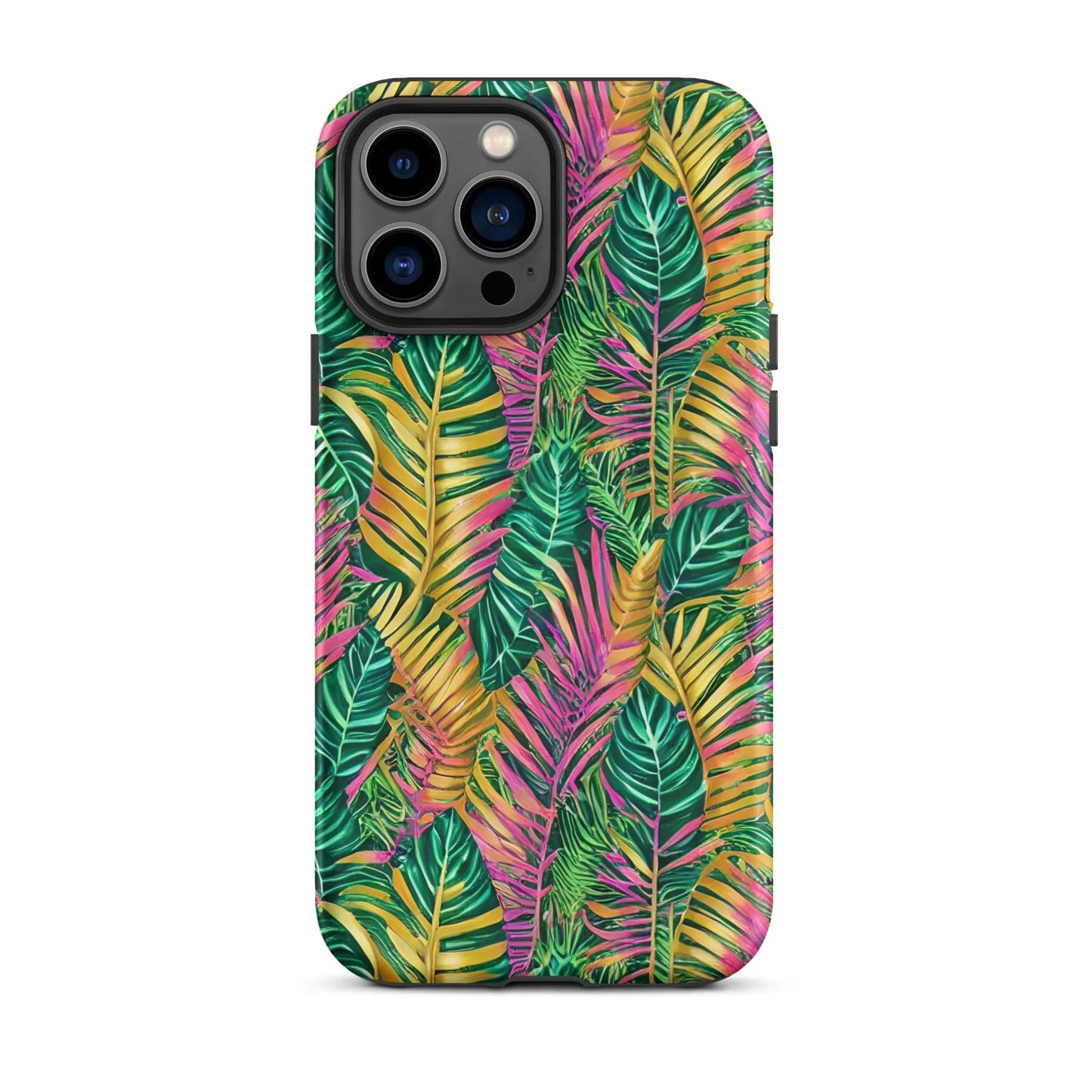 Hawaiian Tropical Leaves Tough MagSafe iPhone® Case - The Global Wanderer