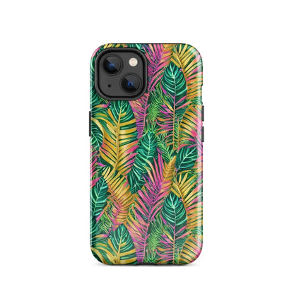 Hawaiian Tropical Leaves Tough MagSafe iPhone® Case - The Global Wanderer