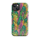 Hawaiian Tropical Leaves Tough MagSafe iPhone® Case - The Global Wanderer