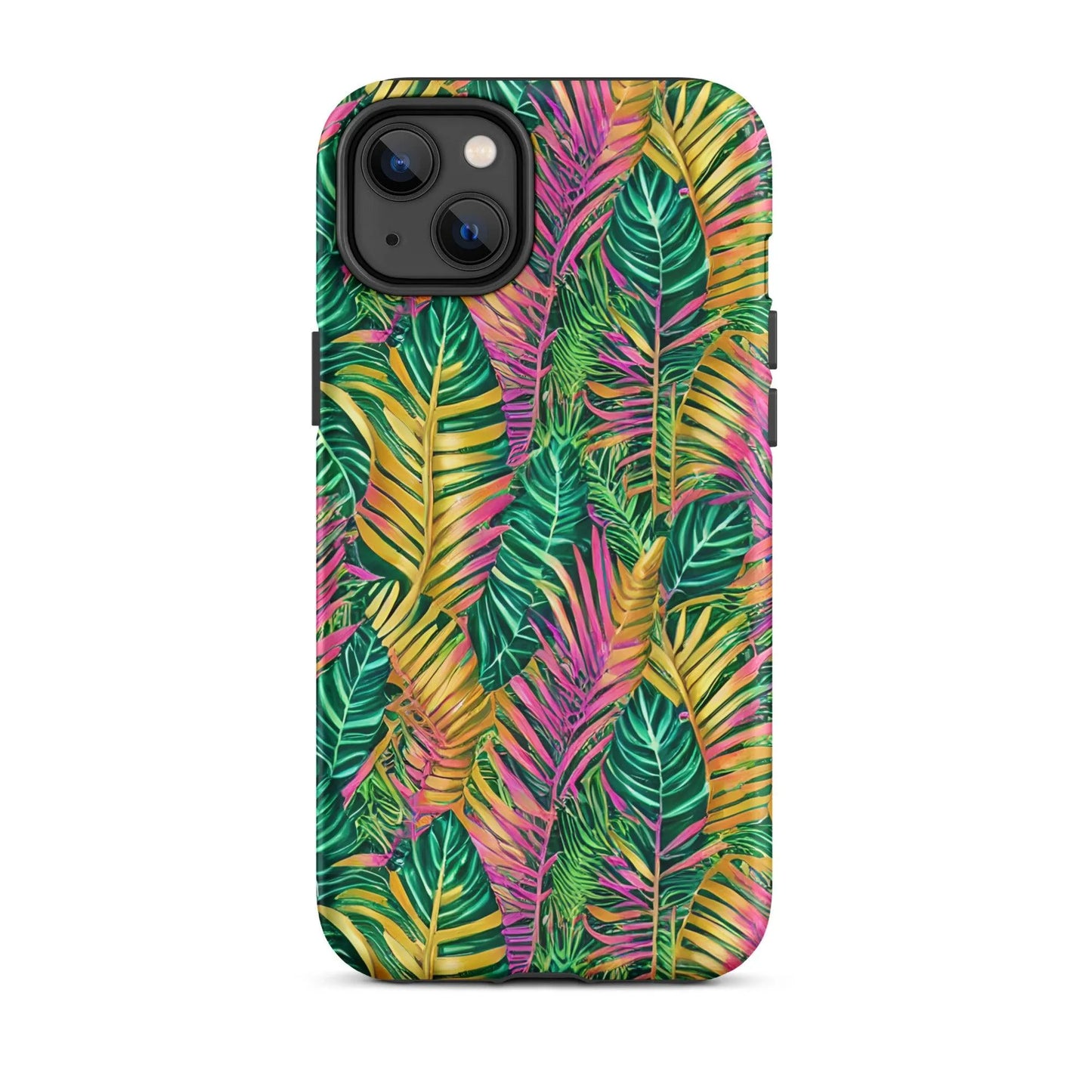 Hawaiian Tropical Leaves Tough MagSafe iPhone® Case - The Global Wanderer