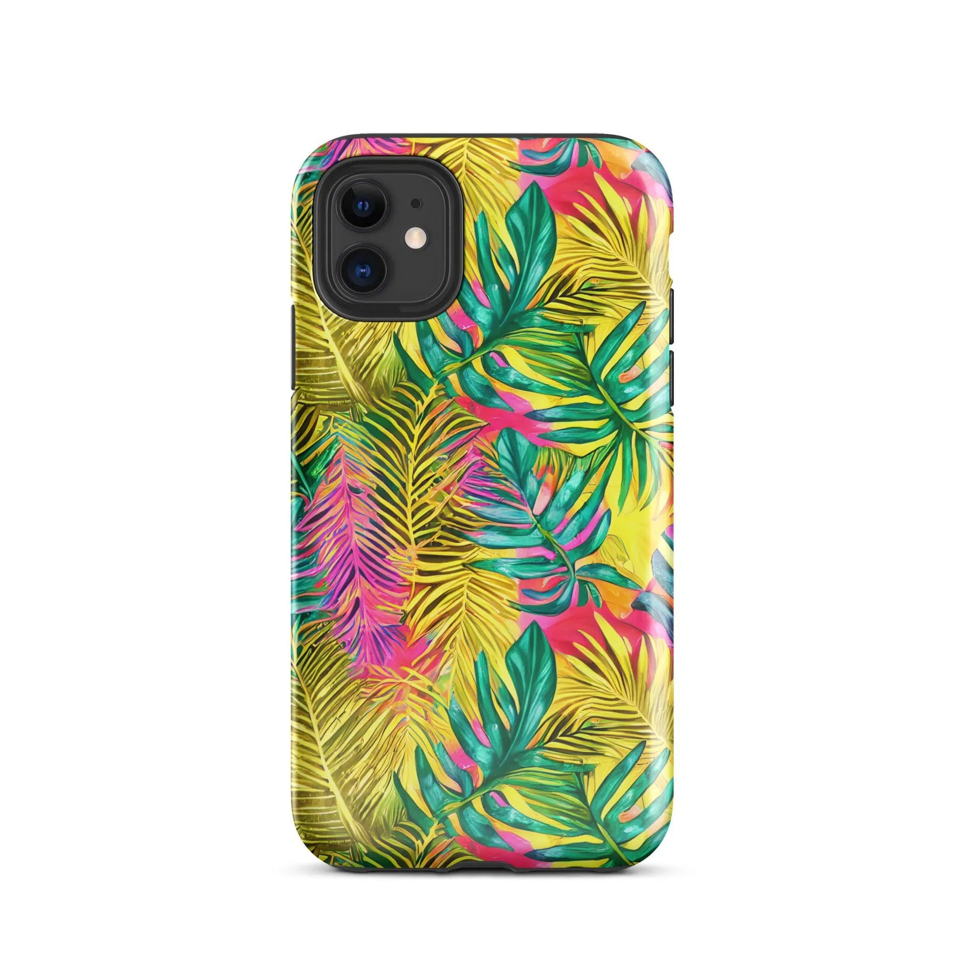 Hawaiian Tropical Leaves Tough MagSafe iPhone® Case - The Global Wanderer