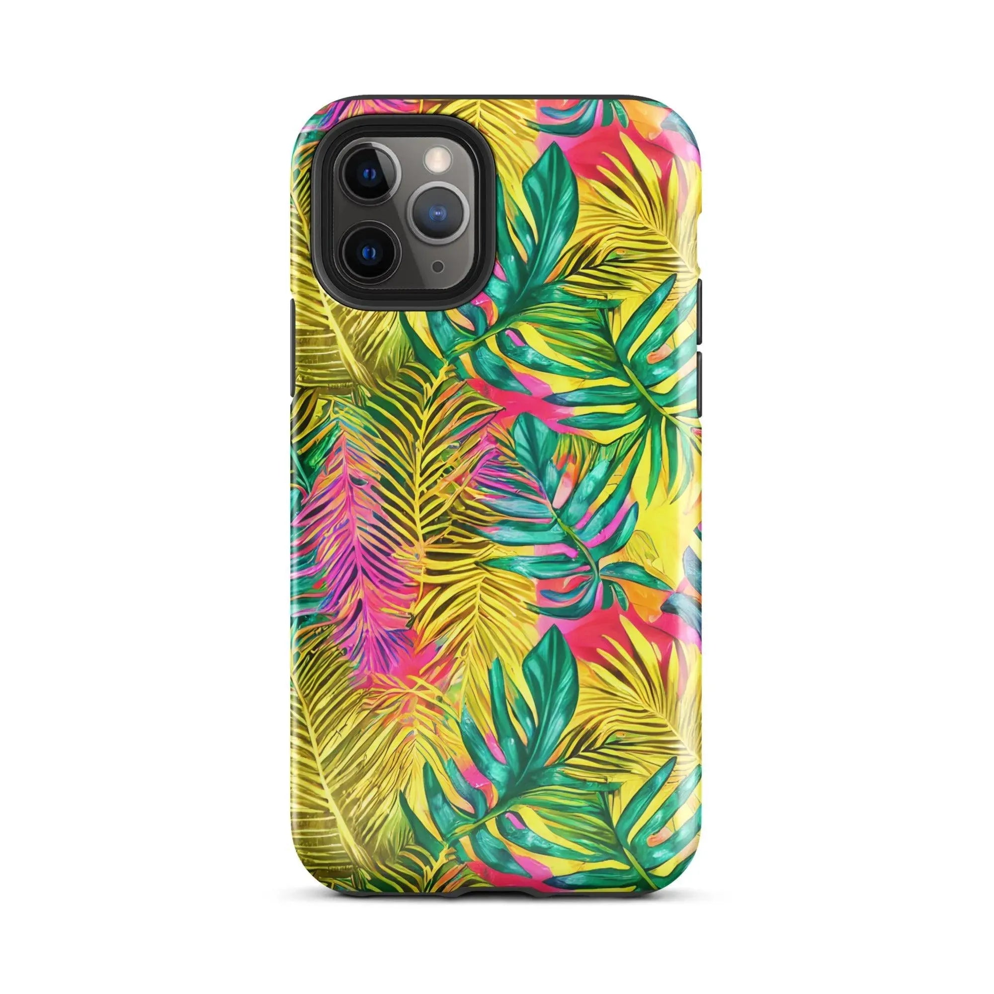 Hawaiian Tropical Leaves Tough MagSafe iPhone® Case - The Global Wanderer