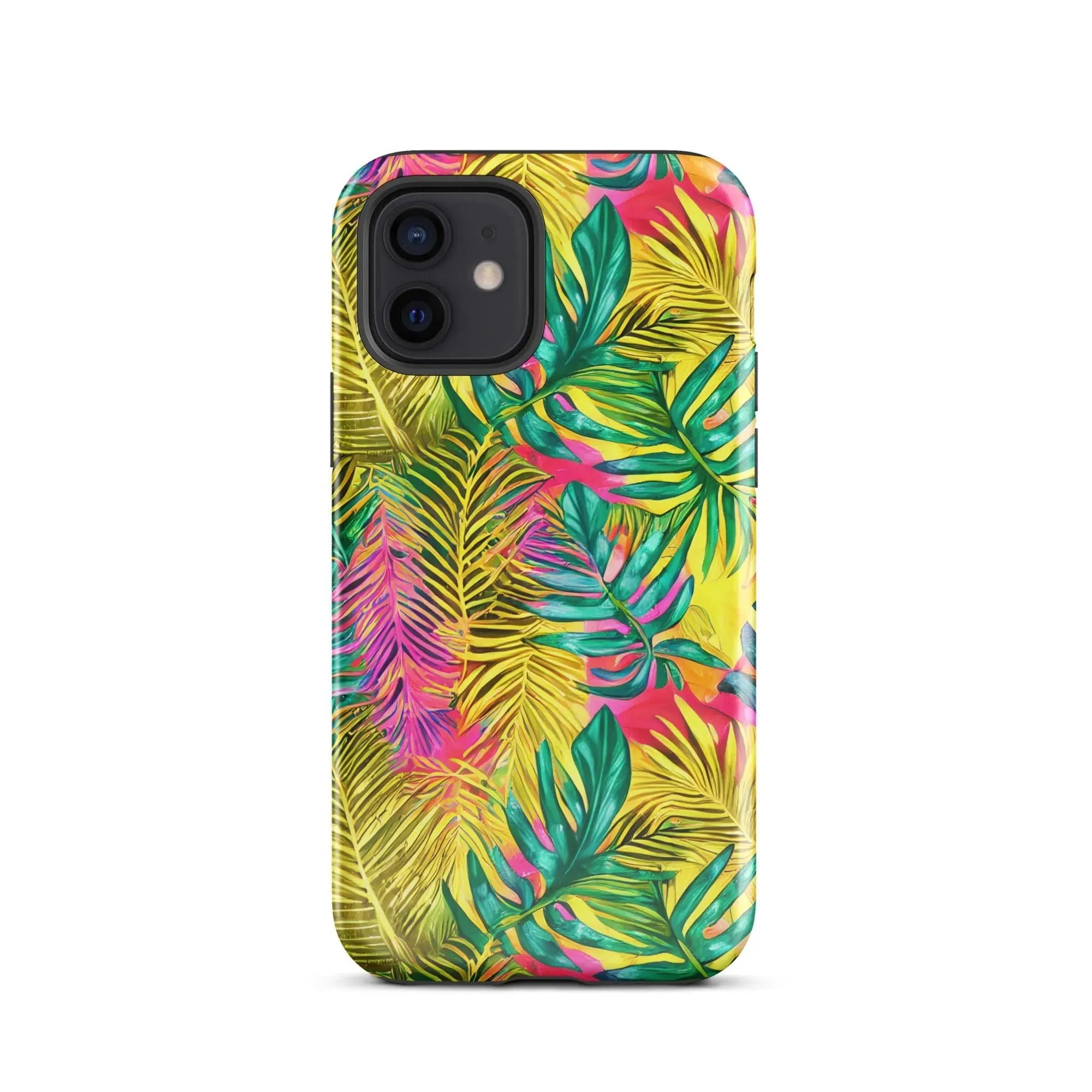 Hawaiian Tropical Leaves Tough MagSafe iPhone® Case - The Global Wanderer