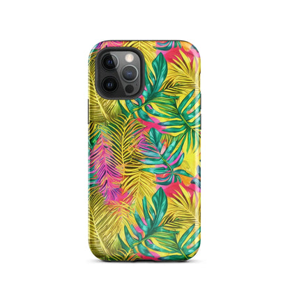 Hawaiian Tropical Leaves Tough MagSafe iPhone® Case - The Global Wanderer