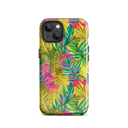 Hawaiian Tropical Leaves Tough MagSafe iPhone® Case - The Global Wanderer