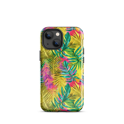 Hawaiian Tropical Leaves Tough MagSafe iPhone® Case - The Global Wanderer