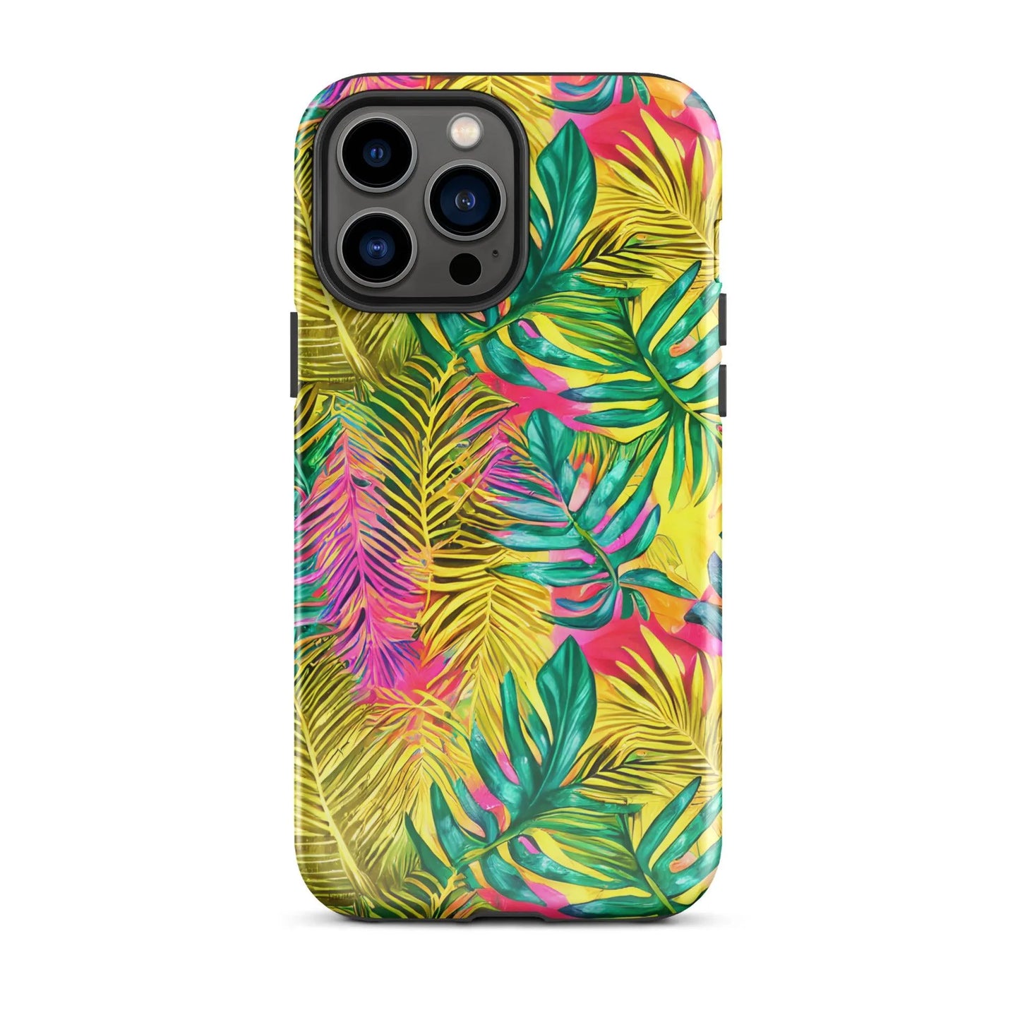 Hawaiian Tropical Leaves Tough MagSafe iPhone® Case - The Global Wanderer