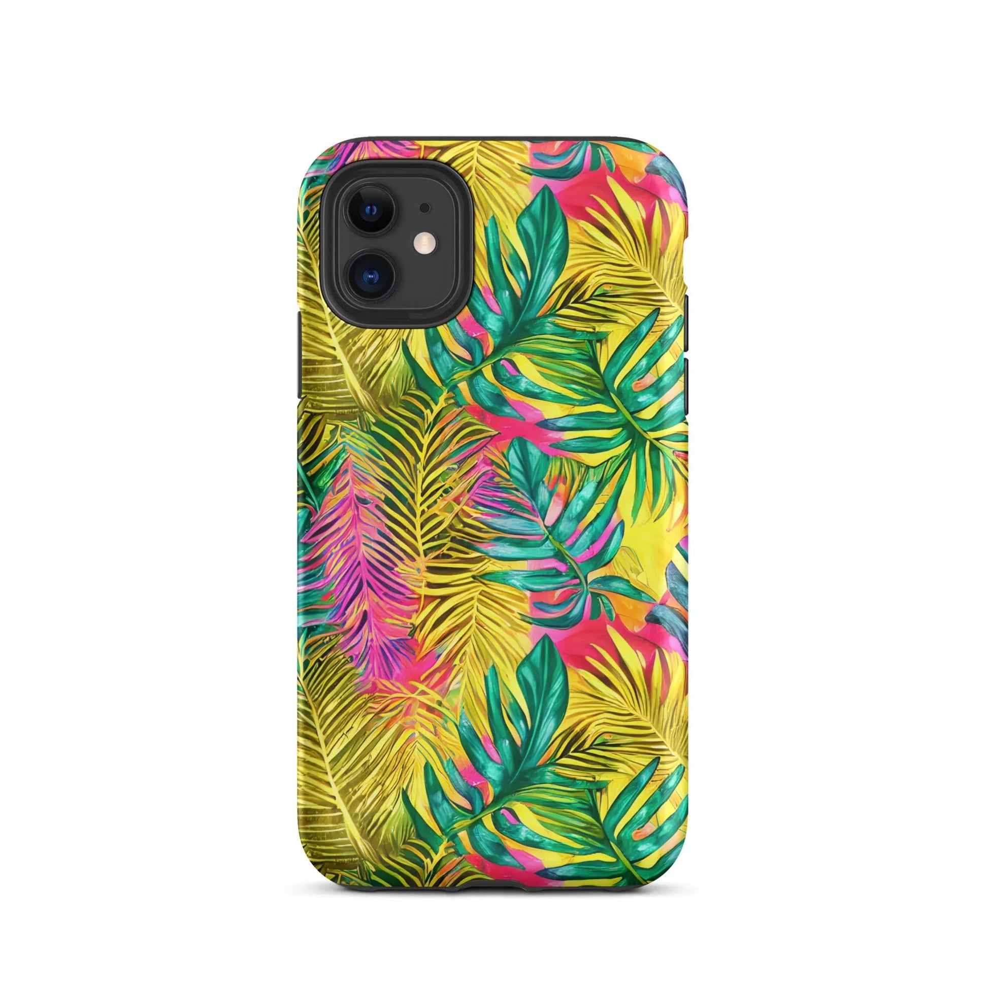 Hawaiian Tropical Leaves Tough MagSafe iPhone® Case - The Global Wanderer