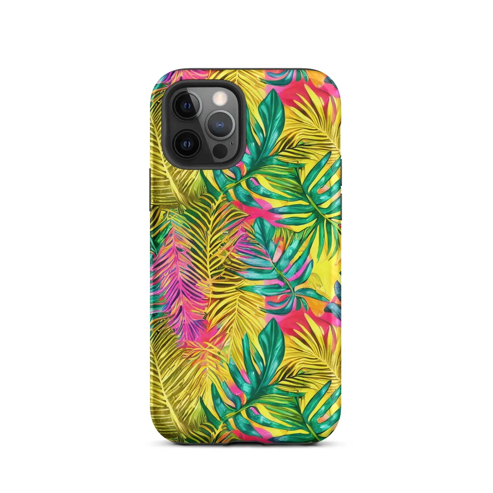 Hawaiian Tropical Leaves Tough MagSafe iPhone® Case - The Global Wanderer