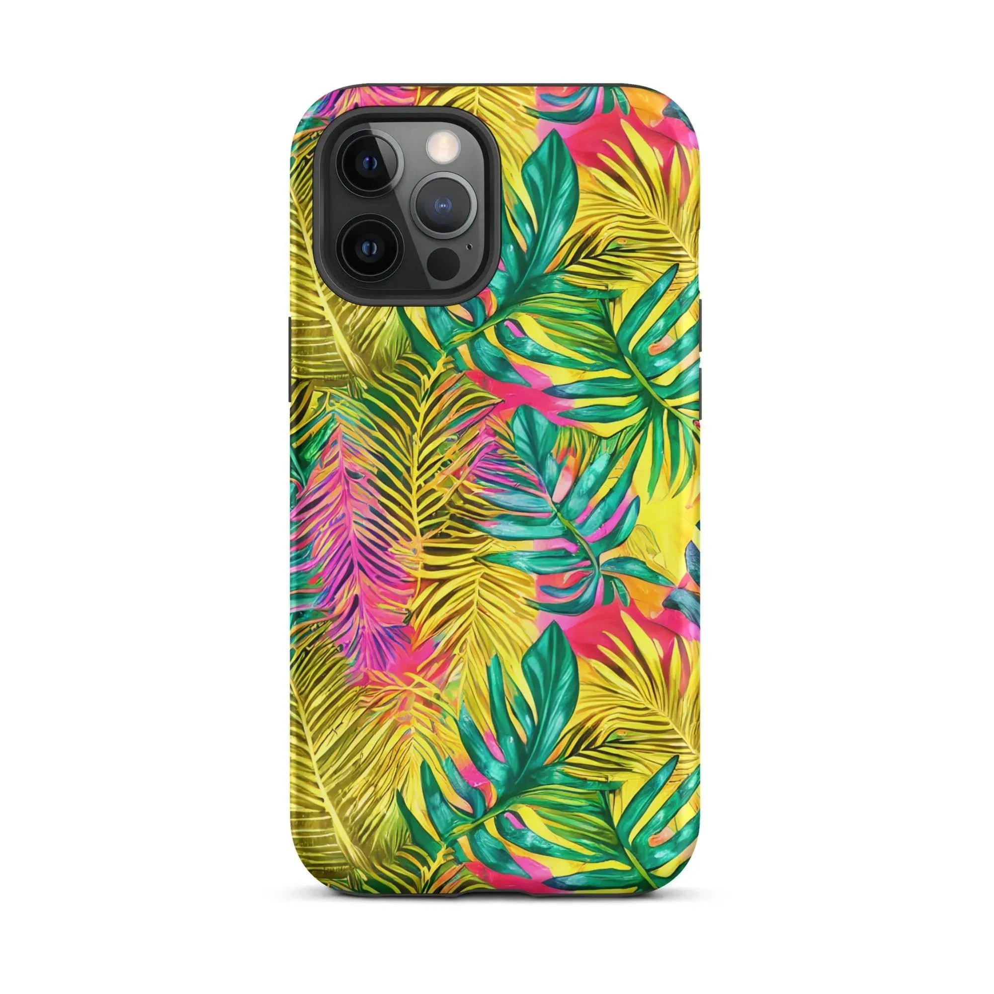 Hawaiian Tropical Leaves Tough MagSafe iPhone® Case - The Global Wanderer