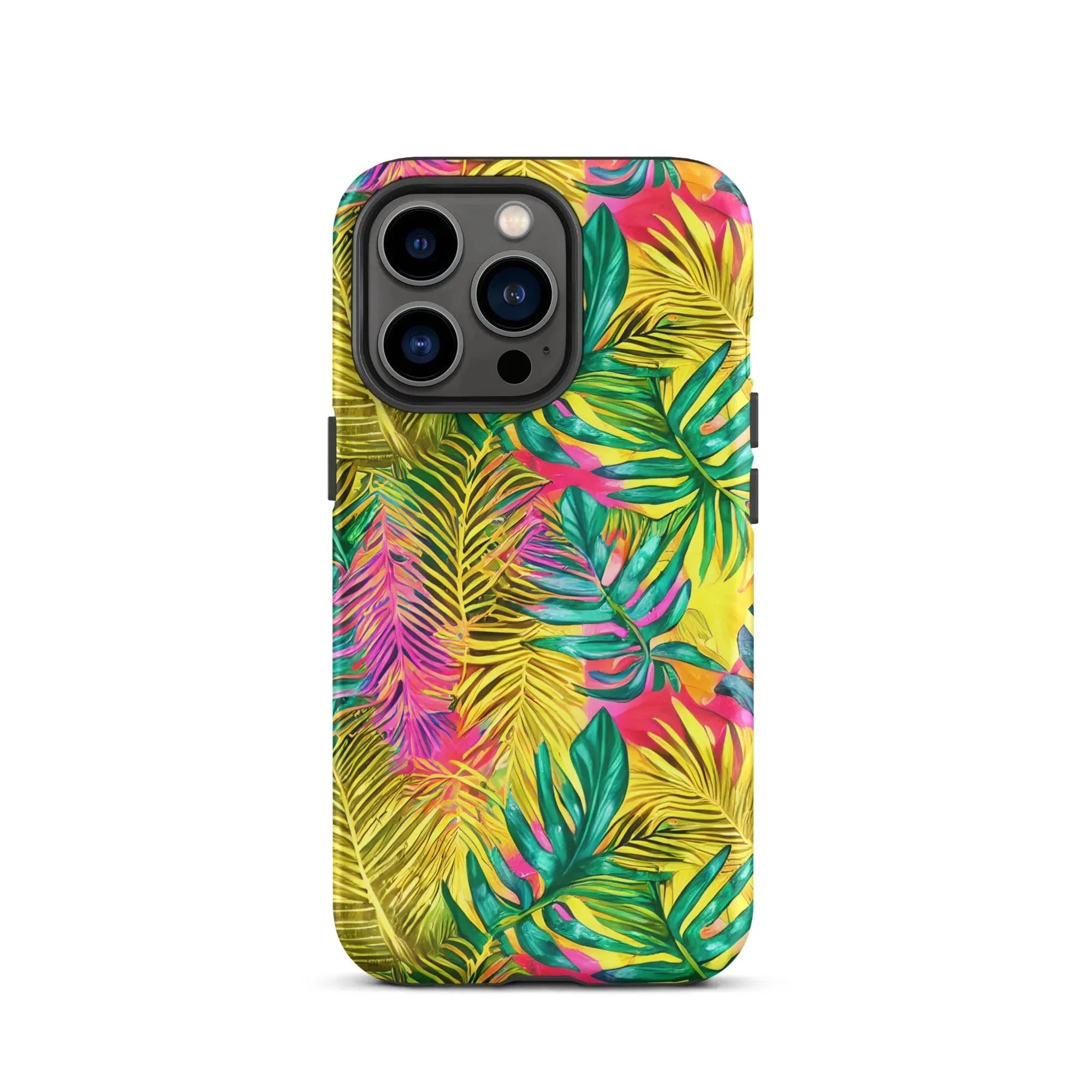 Hawaiian Tropical Leaves Tough MagSafe iPhone® Case - The Global Wanderer