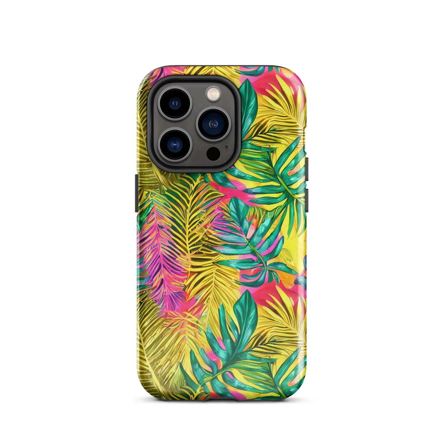 Hawaiian Tropical Leaves Tough MagSafe iPhone® Case - The Global Wanderer