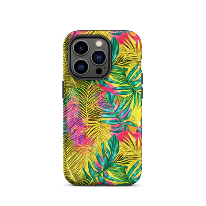 Hawaiian Tropical Leaves Tough MagSafe iPhone® Case - The Global Wanderer