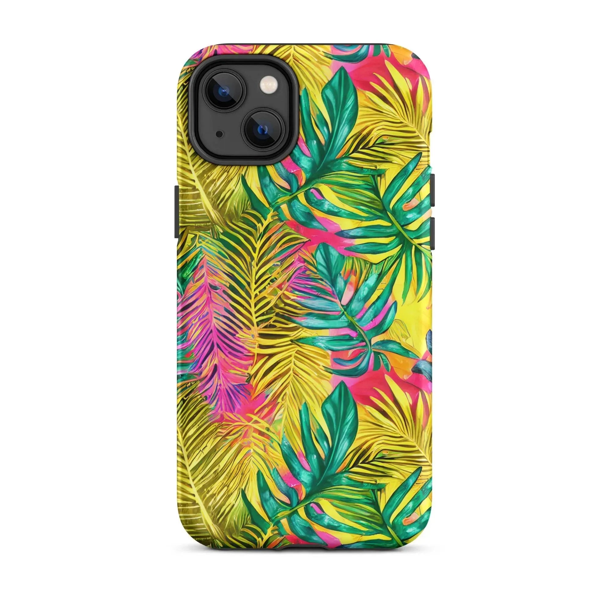 Hawaiian Tropical Leaves Tough MagSafe iPhone® Case - The Global Wanderer