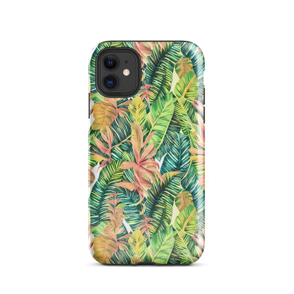 Hawaiian Tropical Leaves Tough MagSafe iPhone® Case - The Global Wanderer