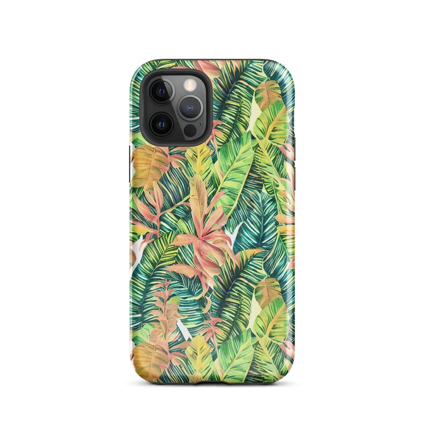 Hawaiian Tropical Leaves Tough MagSafe iPhone® Case - The Global Wanderer