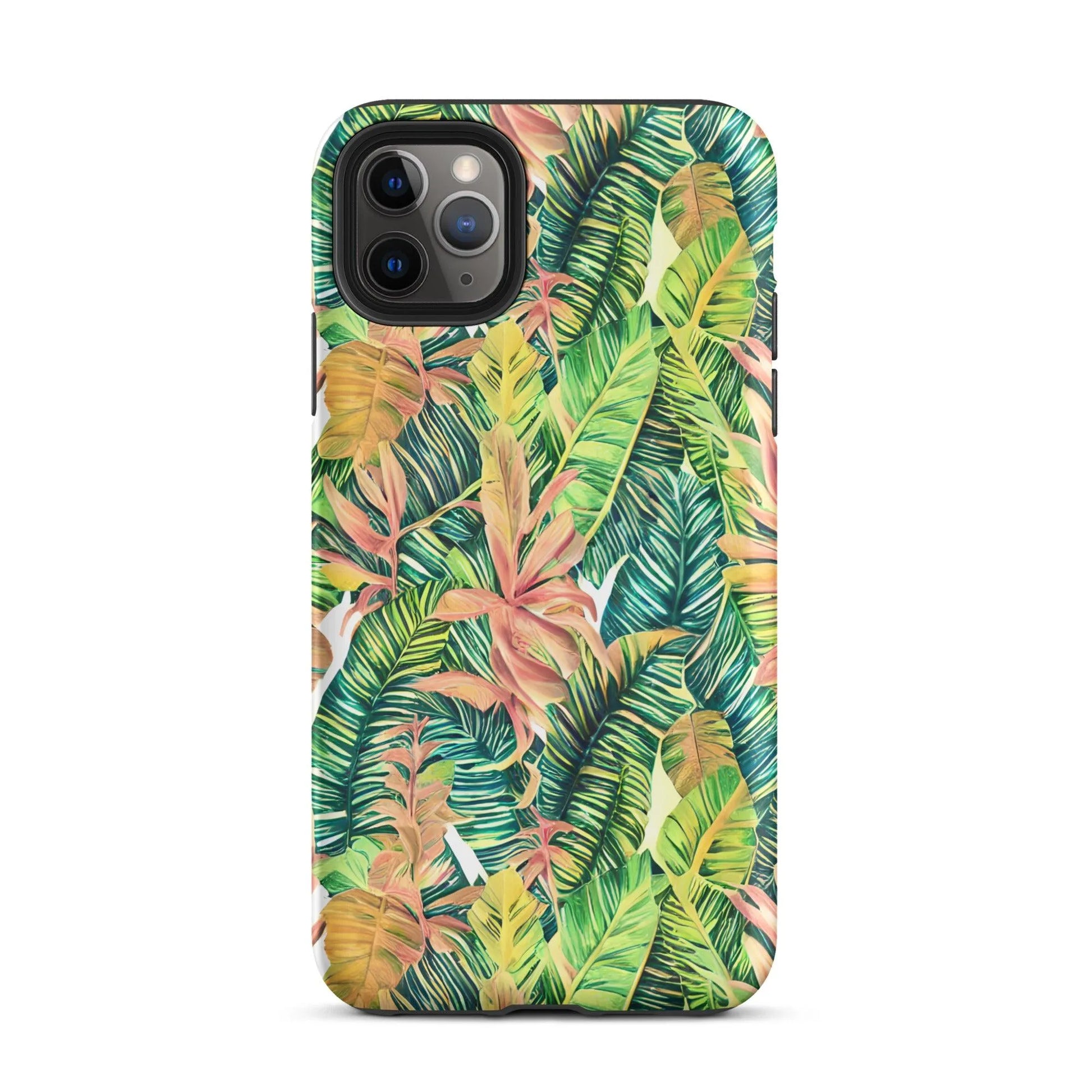 Hawaiian Tropical Leaves Tough MagSafe iPhone® Case - The Global Wanderer