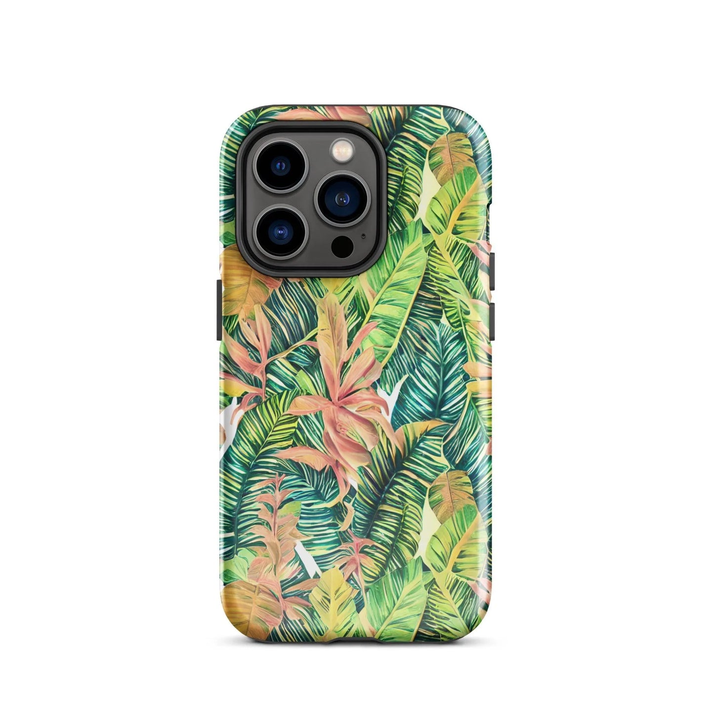 Hawaiian Tropical Leaves Tough MagSafe iPhone® Case - The Global Wanderer